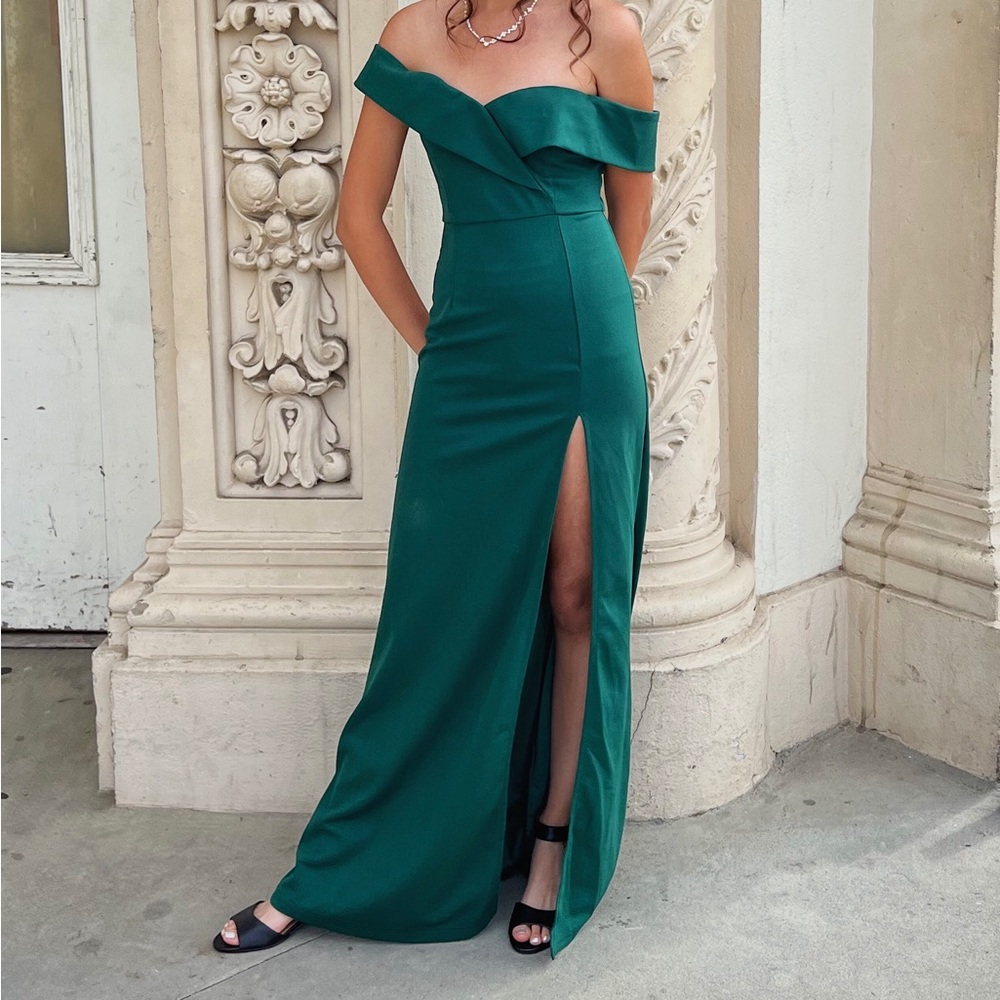Beautiful long green dress